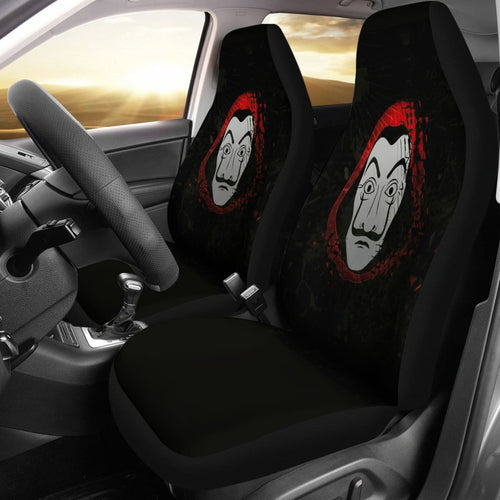 Money Heist Dali Mask Seat Covers Amazing Best Gift Ideas 2020 Universal Fit 090505 - CarInspirations