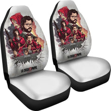 Load image into Gallery viewer, Money Heist Face Seat Covers 1 Amazing Best Gift Ideas 2020 Universal Fit 090505 - CarInspirations