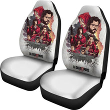 Load image into Gallery viewer, Money Heist Face Seat Covers 1 Amazing Best Gift Ideas 2020 Universal Fit 090505 - CarInspirations
