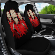 Load image into Gallery viewer, Money Heist Mask Minimalist Seat Covers Amazing Best Gift Ideas 2020 Universal Fit 090505 - CarInspirations