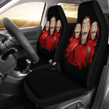 Load image into Gallery viewer, Money Heist Mask Minimalist Seat Covers Amazing Best Gift Ideas 2020 Universal Fit 090505 - CarInspirations