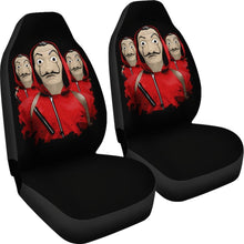 Load image into Gallery viewer, Money Heist Mask Minimalist Seat Covers Amazing Best Gift Ideas 2020 Universal Fit 090505 - CarInspirations