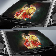 Load image into Gallery viewer, Monkey D. Luffy Car Sun Shades One Piece Anime H033120 Universal Fit 225311 - CarInspirations