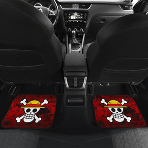 Monkey D. Luffy One Piece Car Floor Mats Manga Mixed Anime Cute Universal Fit 175802 - CarInspirations