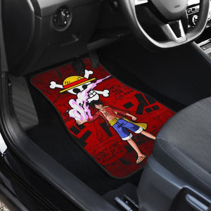 Monkey D. Luffy One Piece Car Floor Mats Manga Mixed Anime Universal Fit 175802 - CarInspirations