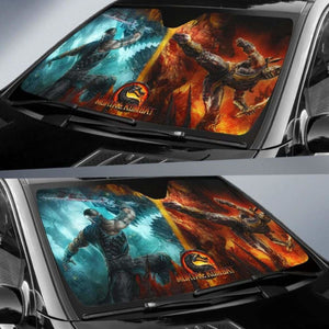 Mortal Kombat Car Auto Sun Shades Universal Fit 051312 - CarInspirations