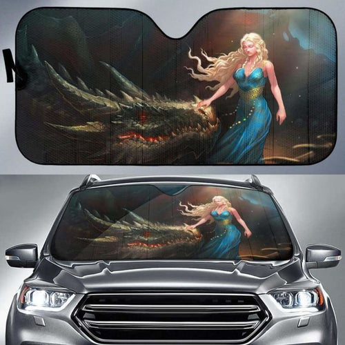 Mother Of Dragon Car Sun Shades 918b Universal Fit - CarInspirations