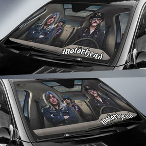 Motorhead Car Sun Shade Rock Band Sun Visor Fan Gift Universal Fit 174503 - CarInspirations