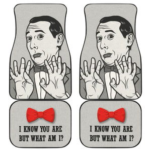 Movie Wee Pee Herman Car Floor Mats Amazing Gift Ideas Universal Fit 173905 - CarInspirations
