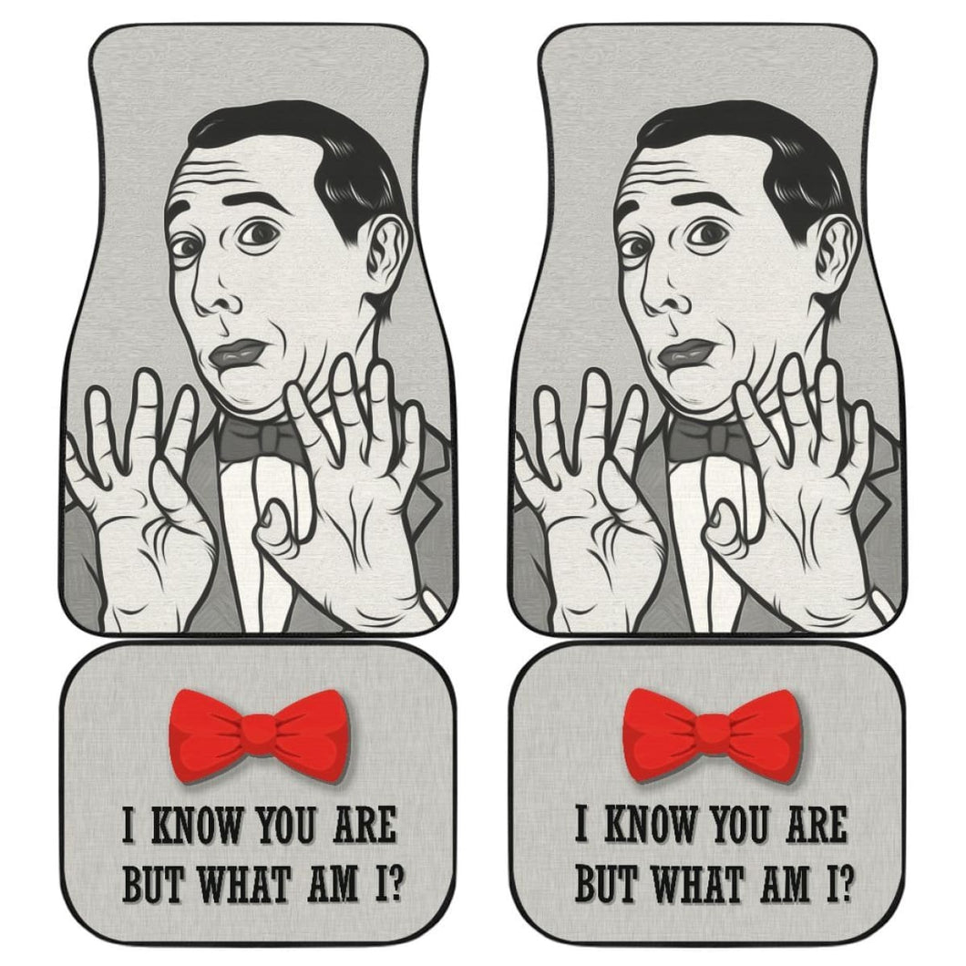 Movie Wee Pee Herman Car Floor Mats Amazing Gift Ideas Universal Fit 173905 - CarInspirations