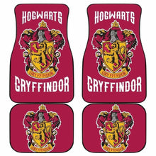 Load image into Gallery viewer, Movies Harry Potter Car Floor Mats Gryffindor Fan Gift Universal Fit 051012 - CarInspirations