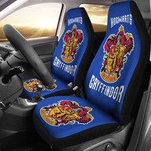 Load image into Gallery viewer, Movies Harry Potter Car Seat Covers Gryffindor Fan Gift Universal Fit 051012 - CarInspirations