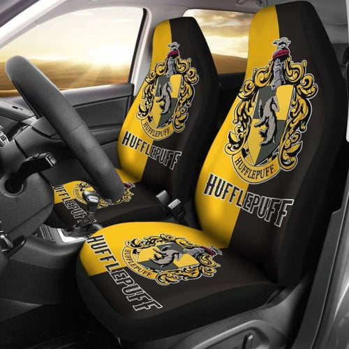 Movies Harry Potter Car Seat Covers Hufflepuff Fan Gift Universal Fit 051012 - CarInspirations