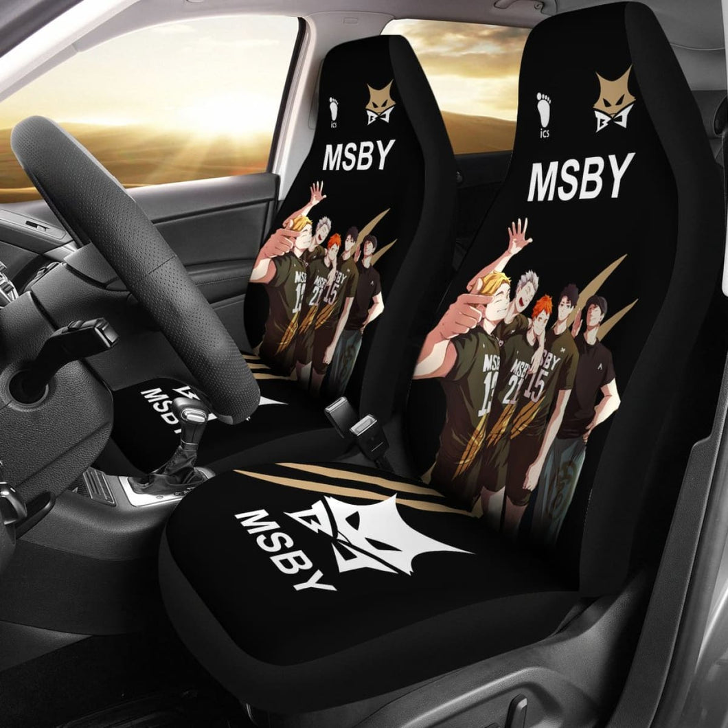 Msby Haikyuu Car Seat Covers Anime Custom Team Vp10 Universal Fit 194801 - CarInspirations