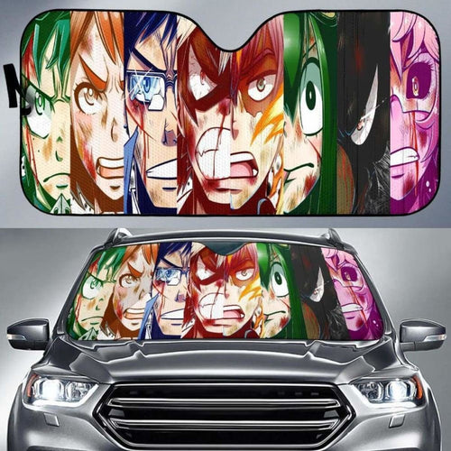 My Hero Academia Auto Sun Shades 1 918b Universal Fit - CarInspirations