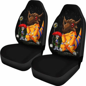 My Neighbor Digimon Seat Covers 101719 Universal Fit - CarInspirations