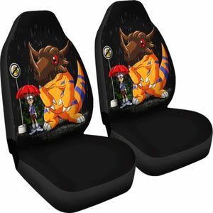 My Neighbor Digimon Seat Covers 101719 Universal Fit - CarInspirations