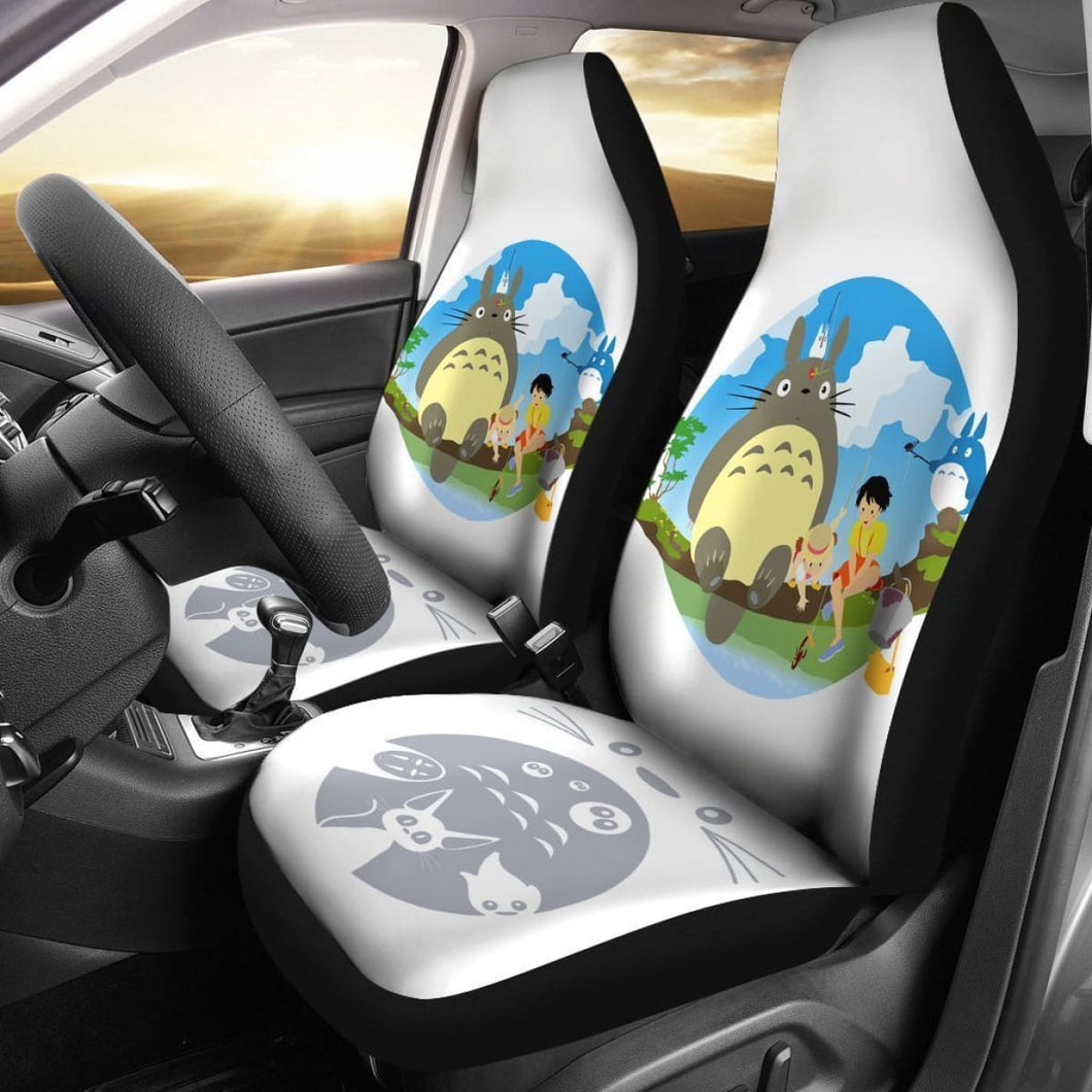 My Neighbor Totoro Sitting On Branch Car Seat Covers Lt03 Universal Fit 225721 - CarInspirations