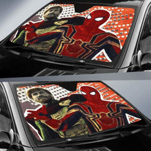 Load image into Gallery viewer, Mysterio Spiderman Car Sun Shades 918b Universal Fit - CarInspirations