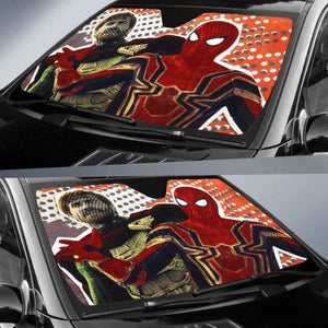 Mysterio Spiderman Car Sun Shades 918b Universal Fit - CarInspirations