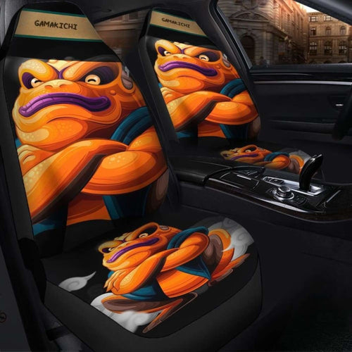 Naruto Gamakichi Seat Covers 101719 Universal Fit - CarInspirations