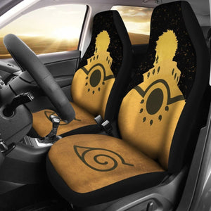 Naruto Konoha Leaf Emblem Logo Car Seat Covers Lt03 Universal Fit 225721 - CarInspirations
