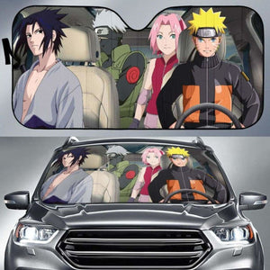 Naruto Sasuke Kakashi Auto Sun Shade 918b Universal Fit - CarInspirations