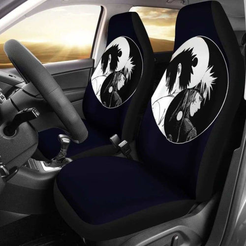 Naruto Sasuke Yin And Yang Car Seat Covers Universal Fit 051012 - CarInspirations