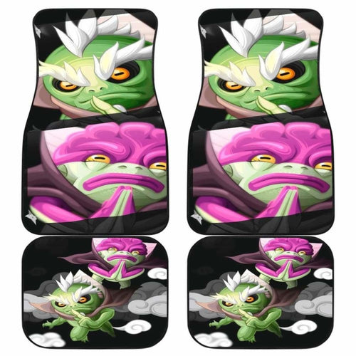 Naruto Two Old Frog Car Floor Mats Universal Fit - CarInspirations