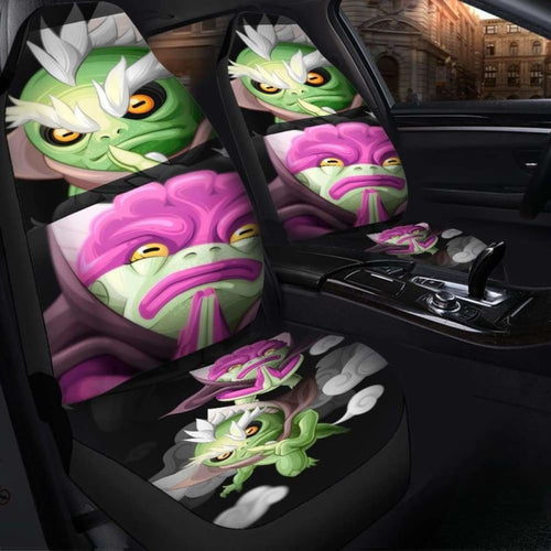 Naruto Two Old Frog Seat Covers 101719 Universal Fit - CarInspirations