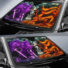Load image into Gallery viewer, Naruto Vs Sasuke Auto Sun Shades 918b Universal Fit - CarInspirations