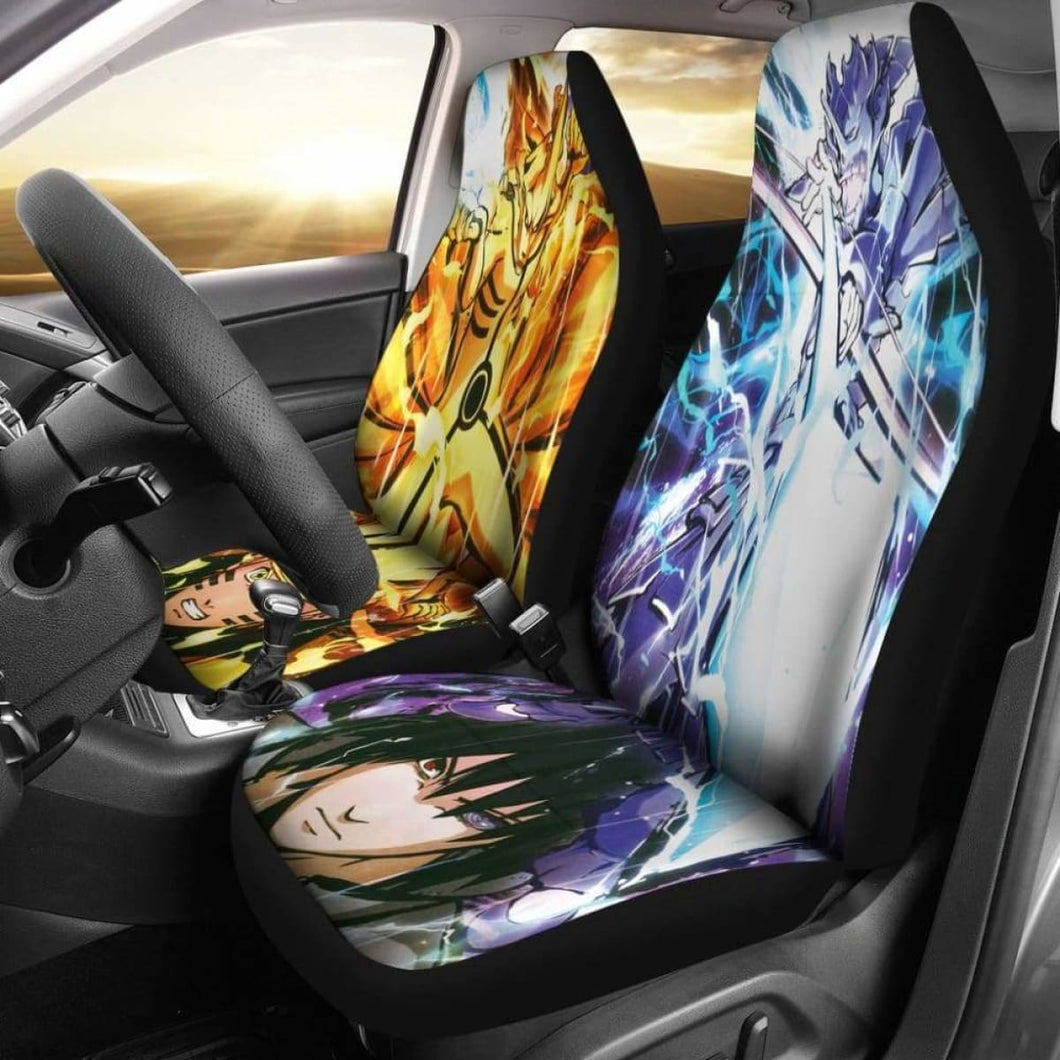 Naruto Vs Sasuke Car Seat Covers Universal Fit 051012 - CarInspirations