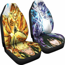 Load image into Gallery viewer, Naruto Vs Sasuke Car Seat Covers Universal Fit 051012 - CarInspirations