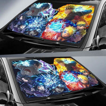 Load image into Gallery viewer, Naruto Vs Sasuke Car Sun Shades 918b Universal Fit - CarInspirations