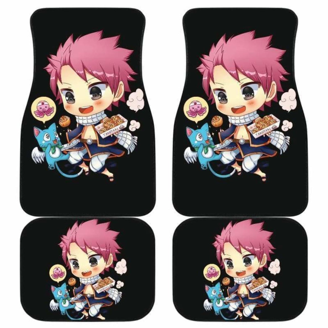 Natsu Chibi Fairy Tail Car Floor Mats Universal Fit 051912 - CarInspirations