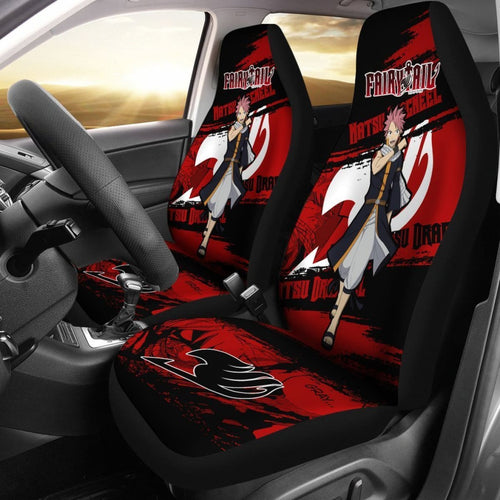 Natsu Dragneel Fairy Tail Car Seat Covers Gift For Fan Anime Universal Fit 194801 - CarInspirations