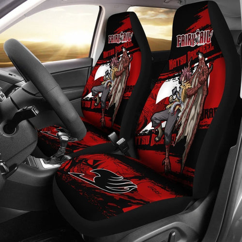 Natsu Dragneel Fairy Tail Car Seat Covers Gift For Fan Love Anime Universal Fit 194801 - CarInspirations