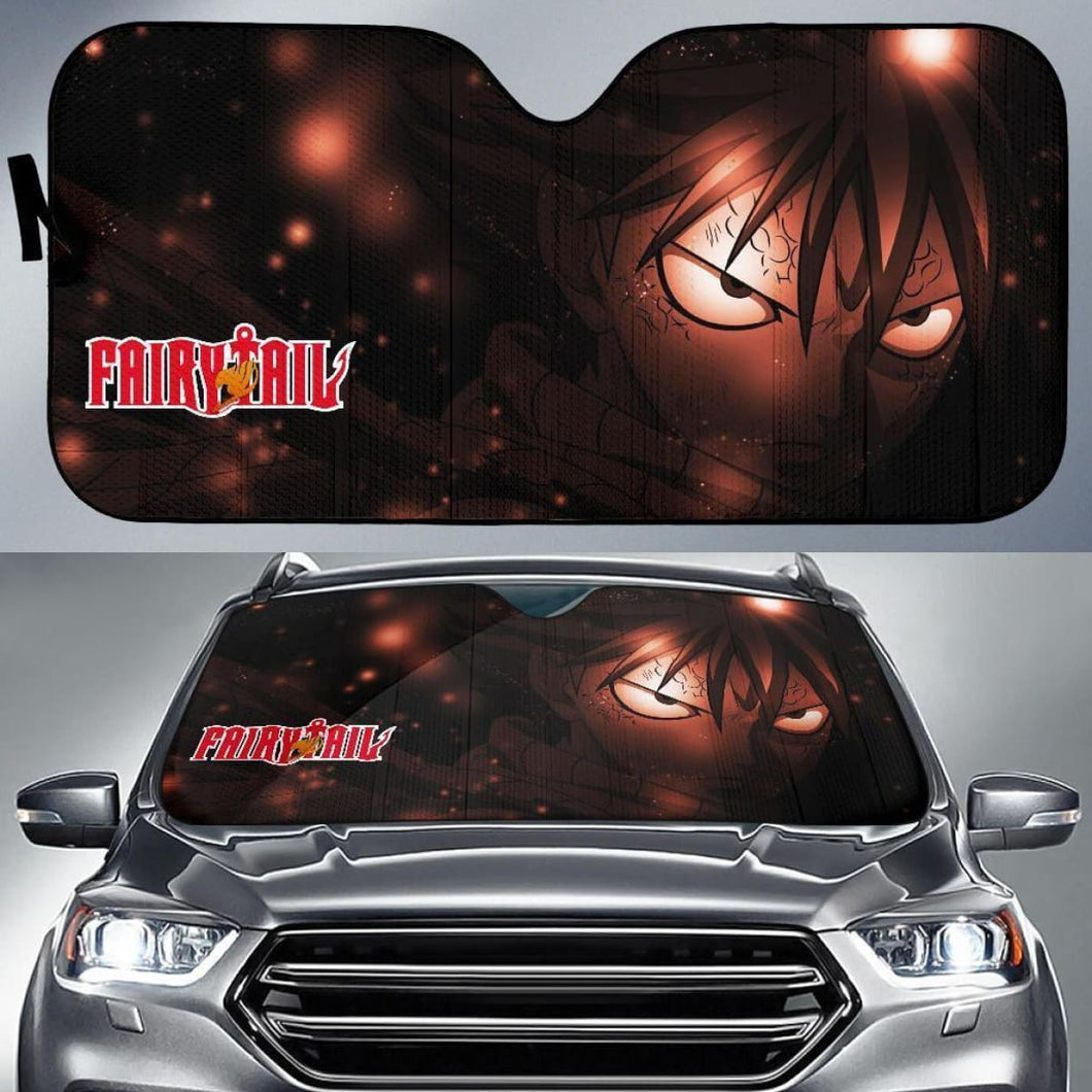Natsu Fairy Tail Auto Sun Shade Nh06 Universal Fit 111204 - CarInspirations