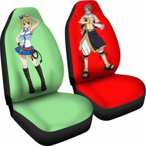 Natsu Lucy Fairy Tail Car Seat Covers Universal Fit 051312 - CarInspirations