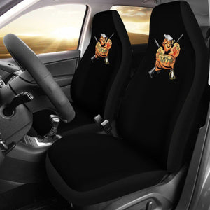 Navy Popeye Design Black Seat Covers Universal Fit 225721 - CarInspirations