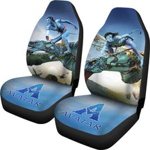 Load image into Gallery viewer, Neytiri And Corporal Jake Sully Car Seat Covers Avatar Movie H200303 Universal Fit 225311 - CarInspirations