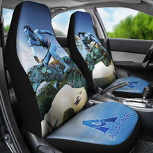 Load image into Gallery viewer, Neytiri And Corporal Jake Sully Car Seat Covers Avatar Movie H200303 Universal Fit 225311 - CarInspirations