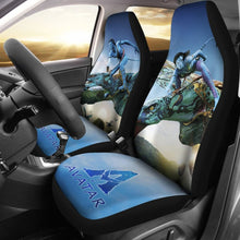 Load image into Gallery viewer, Neytiri And Corporal Jake Sully Car Seat Covers Avatar Movie H200303 Universal Fit 225311 - CarInspirations