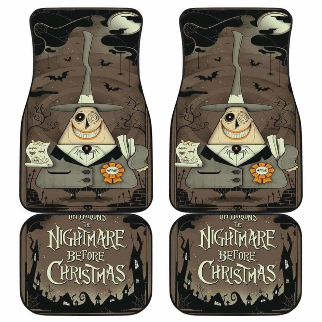Nightmare Before Christmas Car Floor Mats 1 Universal Fit - CarInspirations