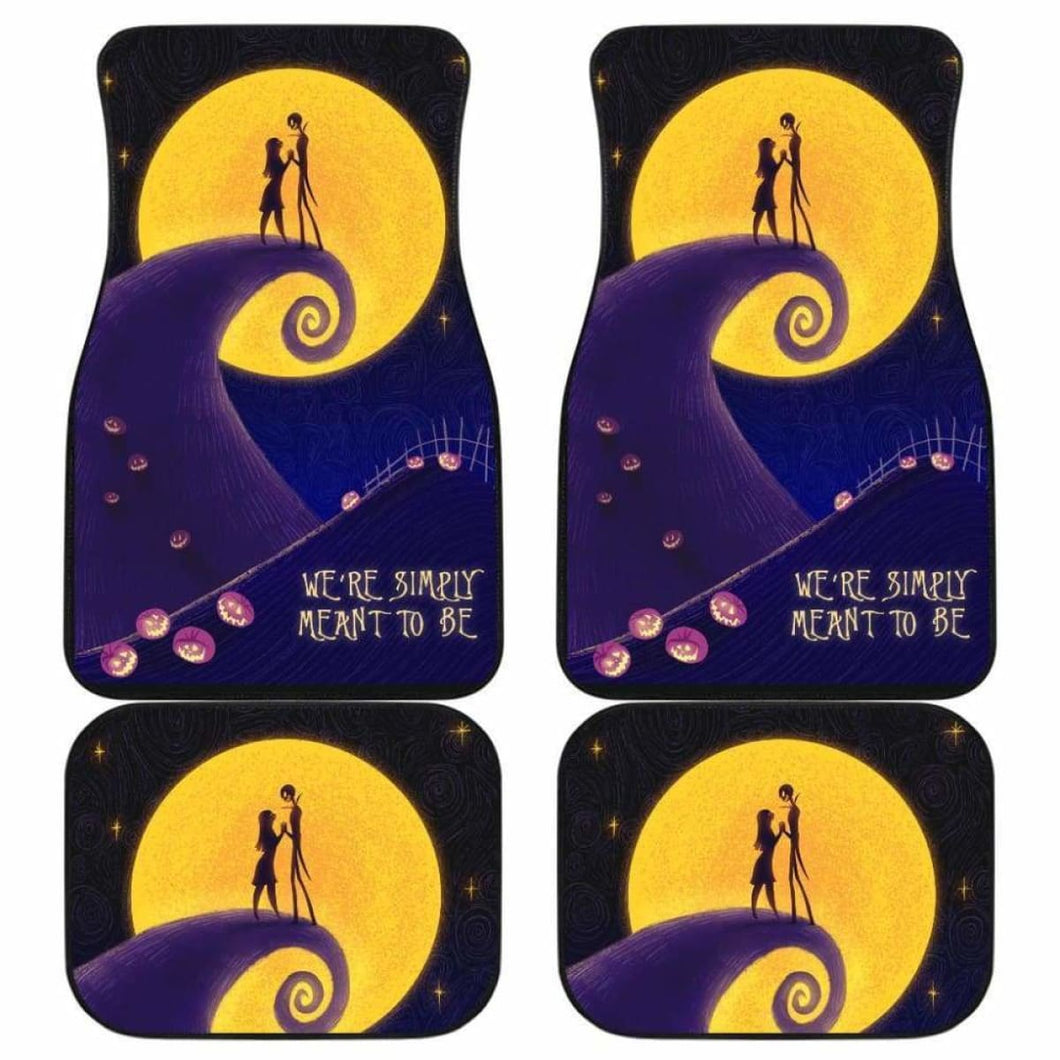 Nightmare Before Christmas Car Floor Mats 4 Universal Fit - CarInspirations