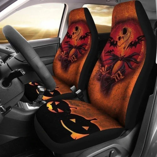 Nightmare Before Christmas Car Seat Covers Jack 4 Universal Fit 194801 - CarInspirations