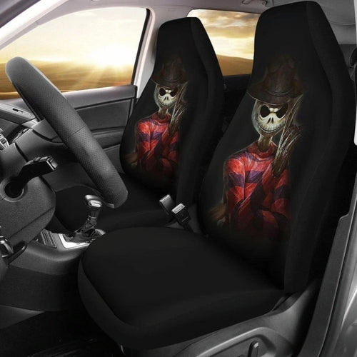 Nightmare Before Christmas Car Seat Covers - Jack Freddy Krueger Universal Fit 194801 - CarInspirations