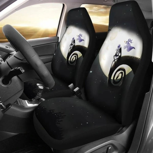 Nightmare Before Christmas Car Seat Covers Jack & Zero Universal Fit 194801 - CarInspirations