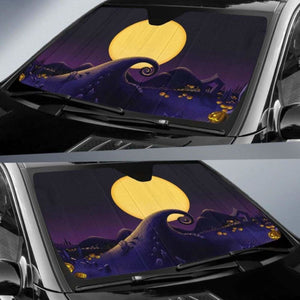 Nightmare Before Christmas Car Sun Shades 918b Universal Fit - CarInspirations