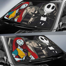 Load image into Gallery viewer, Nightmare Before Christmas Driving Car Auto Sun Shade 918b Universal Fit - CarInspirations